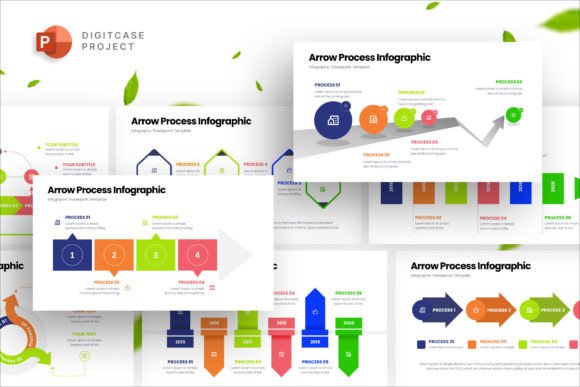 Arrow Process Infographic Presentation: Streamline Your Visual Storytelling