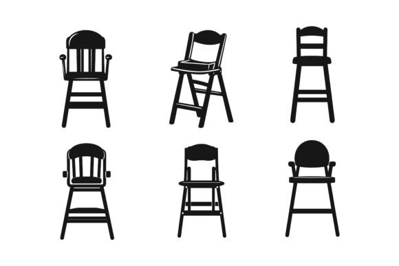 Chair Icon Set: Versatile Vector Illustrations for Every Creator