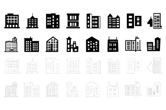 City Office Buildings Illustrations: Evaluating Options for Professional Design Projects
