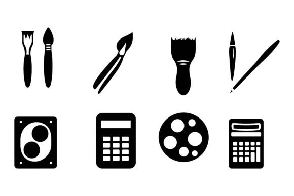 Drawing Tools Seamless Pattern for Brand Identity