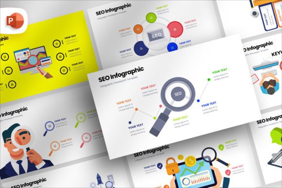 Elevate Your Messaging with the SEO Infographic Presentation Template