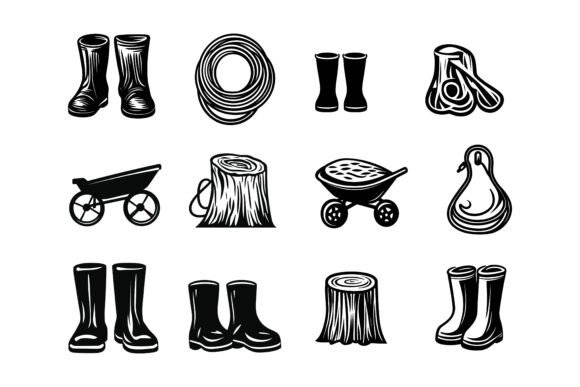 Gardening Filled Line Icons: A Strategic Asset for Visual Communication and Brand Clarity