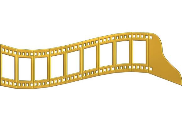 Gold Film Strip 403: A Versatile Creative Asset