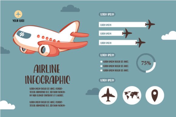 How the Airlines E Company Infographic Redefines Visual Communication in Aviation