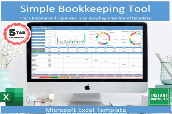 Streamline Your Small Business Finances with a Simple Bookkeeping Spreadsheet Excel Tool