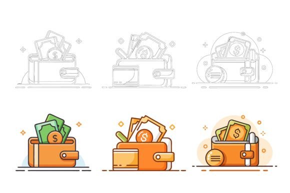 Wallet with Cash: A Practical Illustration Asset for Modern Creative and Professional Workflows